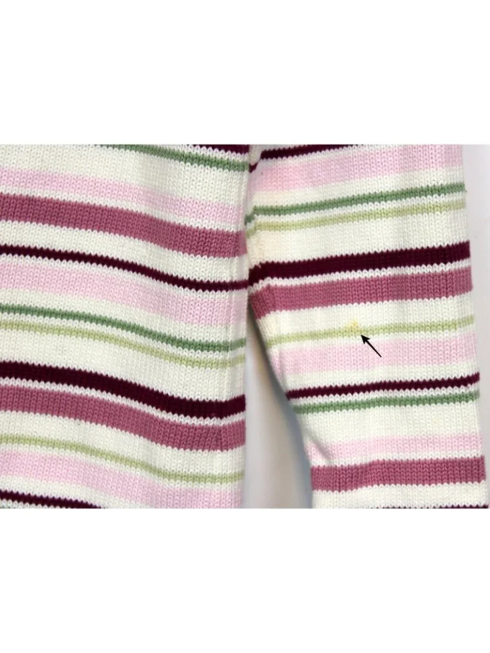 2005 Gymboree Winter Princess Long Cardigan Sweater Hoodie Duster Striped sz 12